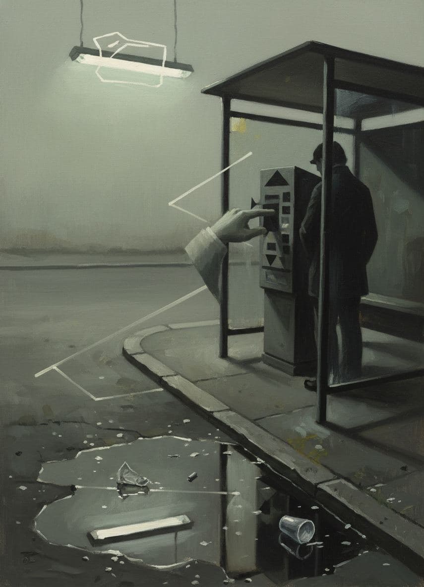 Untitled (Street Corner, 1:17 AM) — Viktor Eklund · MODULAR one-of-a-kind original