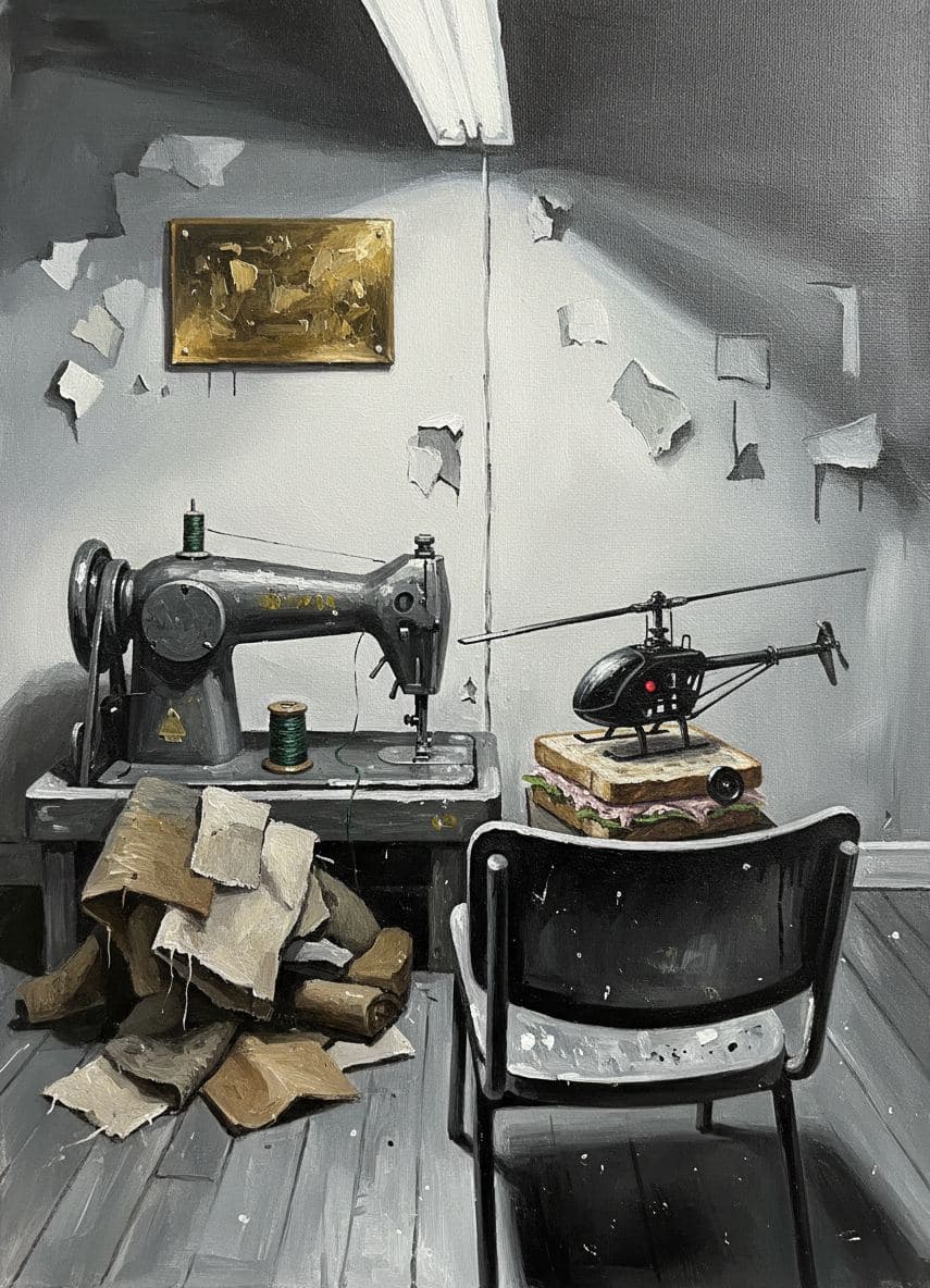 Untitled (Thrift Store Backroom) — Viktor Eklund · MODULAR one-of-a-kind original