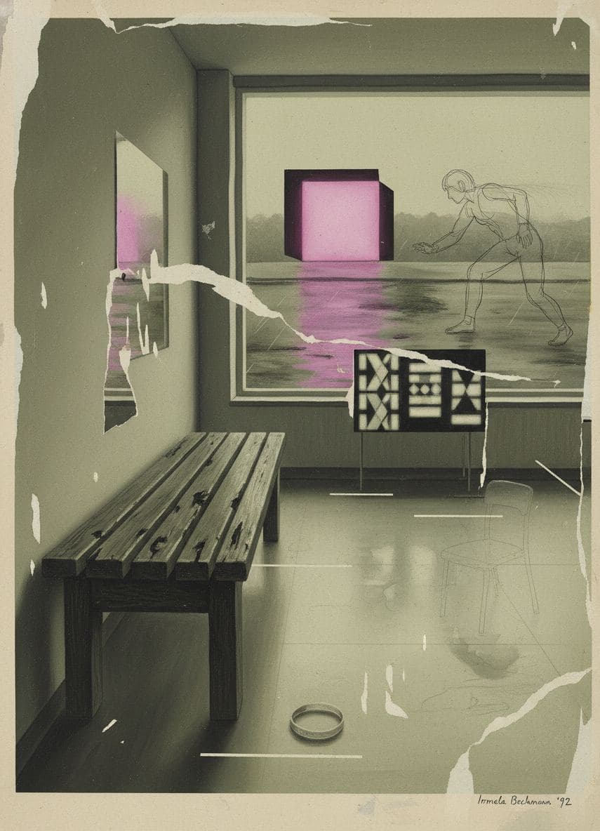 Untitled (Waiting Room, 2 AM) — Irmela Bechmann · MODULAR one-of-a-kind original