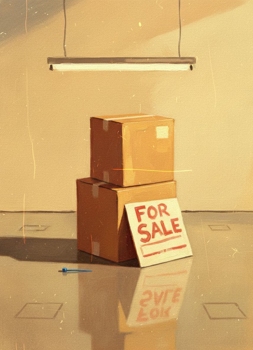Untitled (Warehouse Floor) — Saskia Vandenberg · MODULAR one-of-a-kind original
