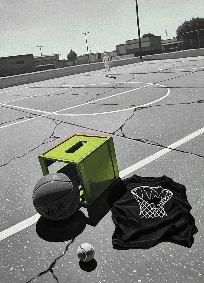 Untitled (West Adams Half-Court) — Viktor Eklund · MODULAR one-of-a-kind original