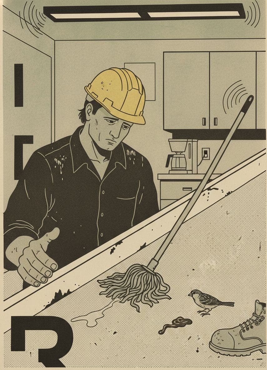Wet Mop, Gleaming Floor — Yuko Shimizu-Tachibana · MODULAR one-of-a-kind original