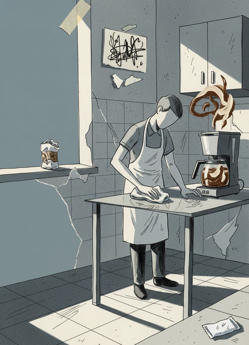 Wiping the Counter Clean — Irmela Bechmann · MODULAR one-of-a-kind original