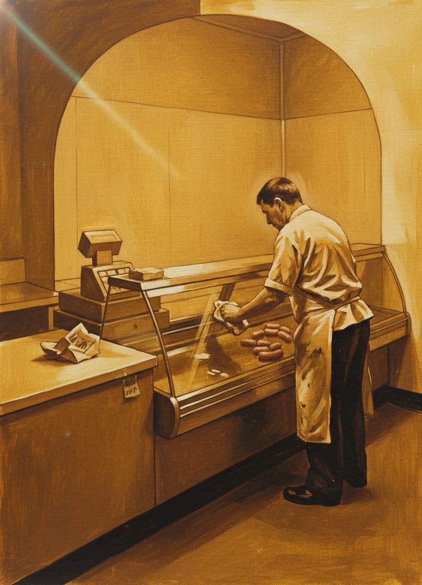 Wiping the Display Case — Viktor Eklund · MODULAR one-of-a-kind original
